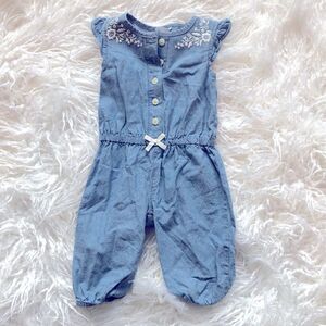 Denim romper